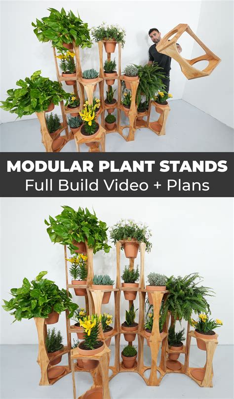 Modular Garden Plant Stand Diy Plant Stand Plants