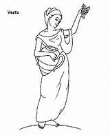 Vesta Hestia Griekse Kleurplaat Goden Romeinse Romeinen Godin Kleurplaten Grieken Flevoland Romein Kleuren Geschiedenis Voorbeeldsjabloon Flevokids sketch template