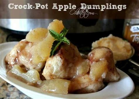 crovkpot apple dumplings apple dumplings krispie treats