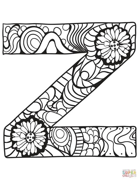letter  coloring page   gambrco