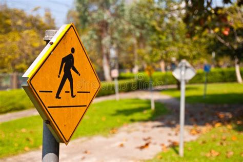 road sign stock image image  people highway