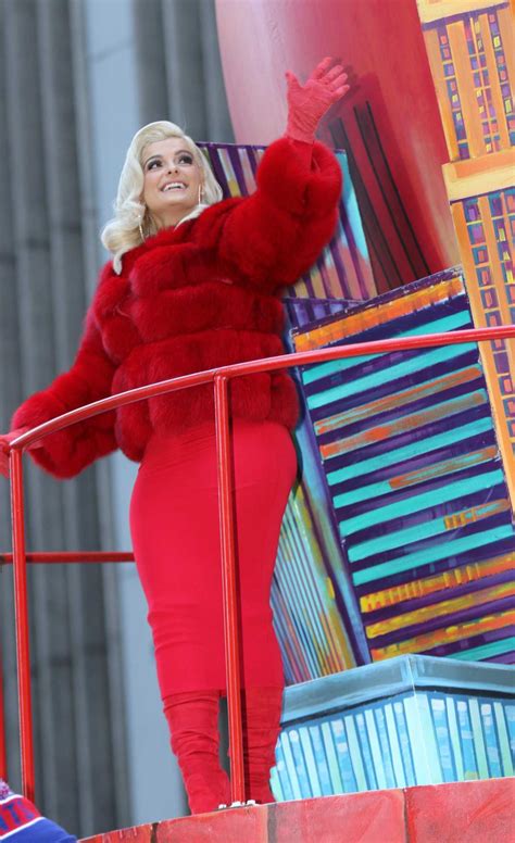 bebe rexha at the macy s thanksgiving day parade in nyc 11 23 2017