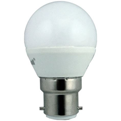 watt  bc bmm opal led golfball light bulb