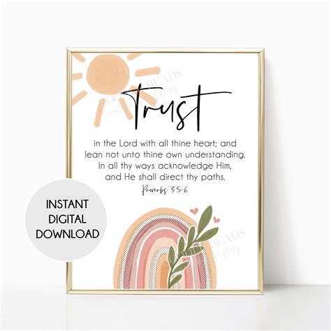 wall hangings home living  lds youth  theme trust   lord