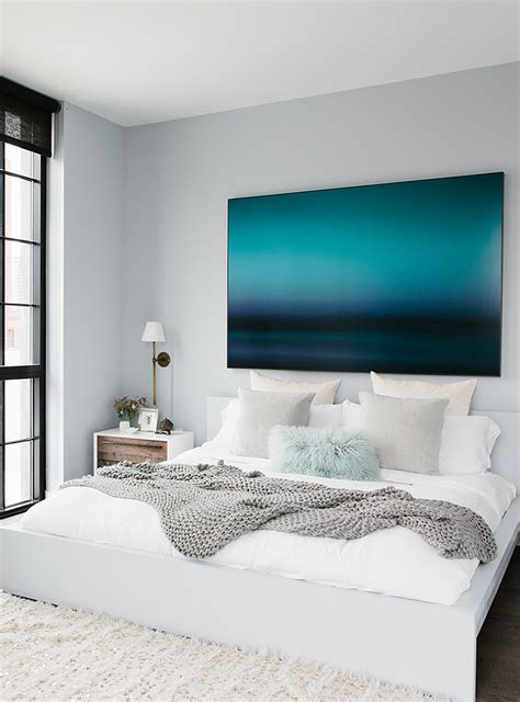 airbnb  launching  fancy version   apartment bedroom decor blue bedroom design