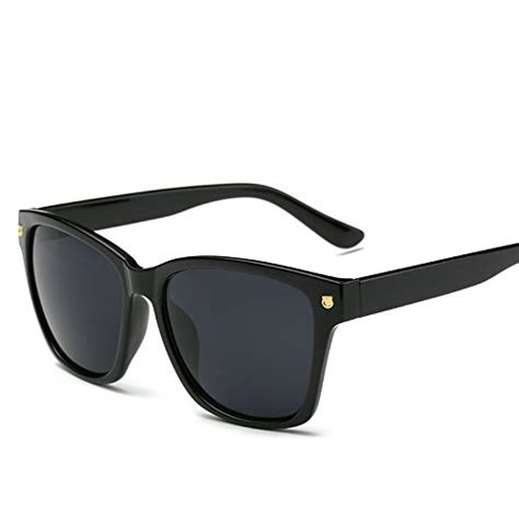 oversized sunglasses super dark lens black thick horn rim frame cocoaho