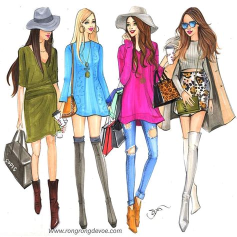 Fashion Artist Illustrator As Seen In Vogue Instyle
