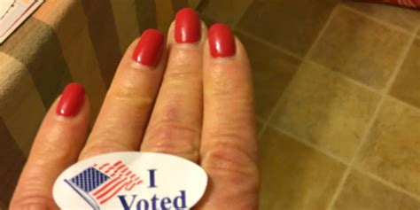 This Red Nail Polish Is Taking Over Voting Polls Self