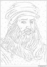 Da Leonardo Vinci Pages Coloring Arte Colorare Di Disegni Print Kids Color sketch template