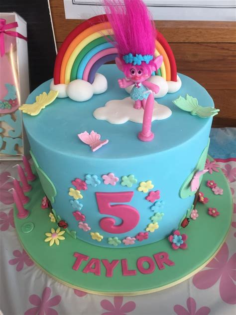 trolls princess poppy birthday cake trolls birthday cake trolls