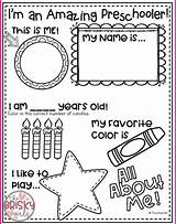 Pre Know Preschoolers 1st Lesson sketch template