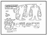 Herculoids sketch template