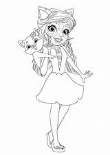 Enchantimals Coloring Pages Printable Youloveit Honeycombe Sheet Template sketch template