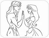 Tarzan Coloring Jane Hands Pages Disney Disneyclips Touching sketch template