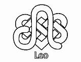 Leo Coloring Pages Astrology Color Celtic Printable Glyphs Colouring Zodiac Tattoo Glyph Kids Getcolorings Sheets Designlooter Getdrawings Signs Sheet Adult sketch template