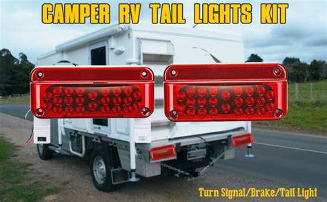 led rv camper trailer tail light rv tail lights brake stop turn rv exterior light trailer