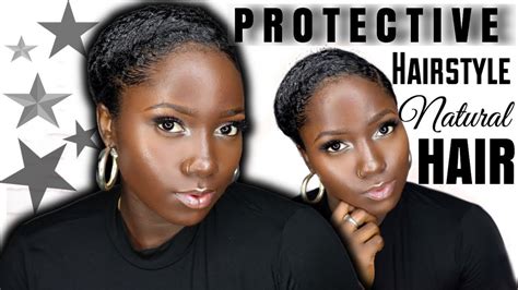 Easy Quick Protective Style Natural Hair Do This Hairstyle For Hair