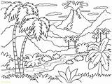 Sunset Coloring Pages Printable Getcolorings Color Adults sketch template