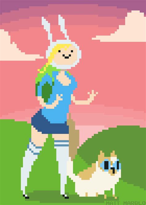 Fionna And Cake Pixel Time By ~wolfentir On Deviantart Kawaii Pixel