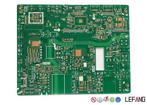 professional osp high tg  double sided circuit board green soldering printed circuit