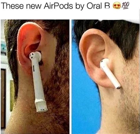 top  funniest airpod memes funny puns  funny images  funny