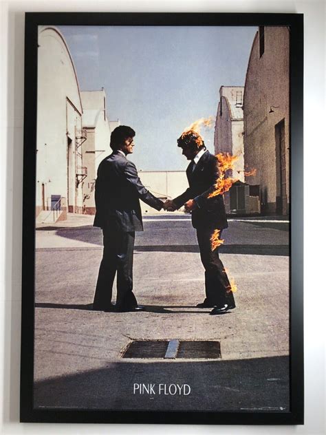framed pink floyd     poster xcm album cover picture