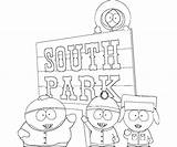 South Park Coloring Pages Printable Print Cartman Color Clipart Yellowstone National Chef Worksheets Worksheet Getcolorings Kids Getdrawings Kyle Popular Library sketch template