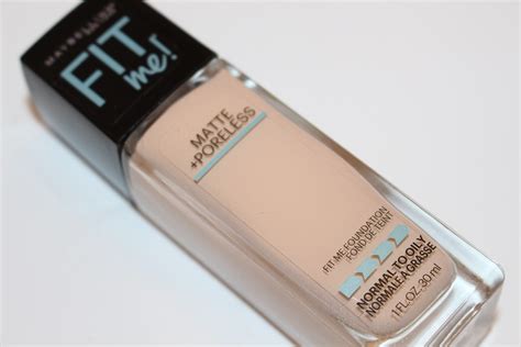maybelline fit  matte poreless foundation review  ree