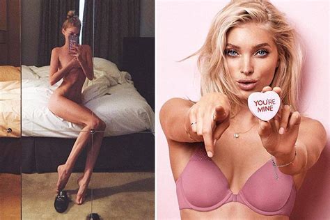 victoria s secret model elsa hosk strips completely naked for racy bedtime selfie