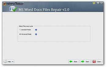 SysInfoTools MS Word Doc File Repair screenshot #1