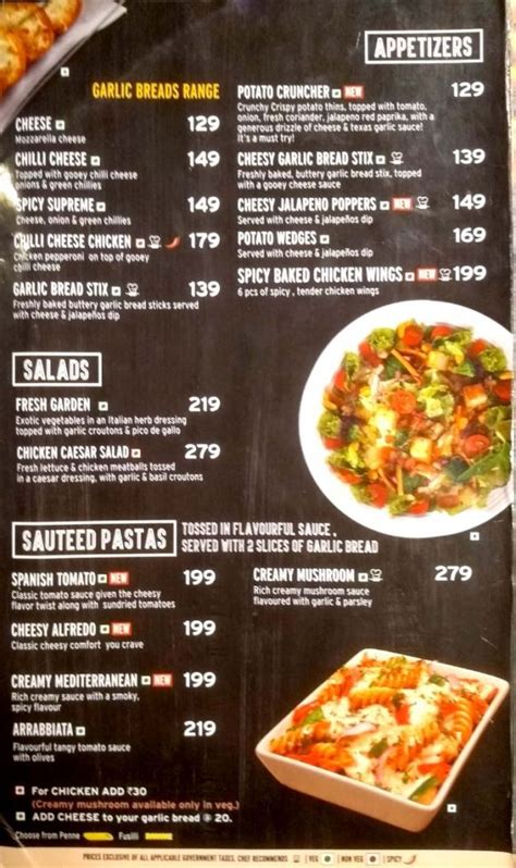 pizza hut menu w menu and prices