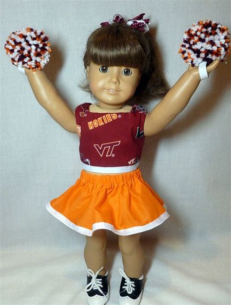 American Girl Doll Clothes Cheerleader By Offthehookbylora On Etsy 17