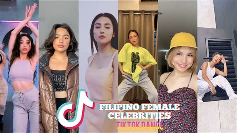 filipino female celebrities dance tiktok compilation 2021 youtube