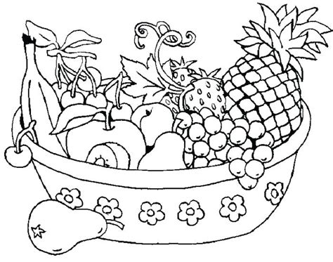 fruits  vegetables coloring pages  getcoloringscom