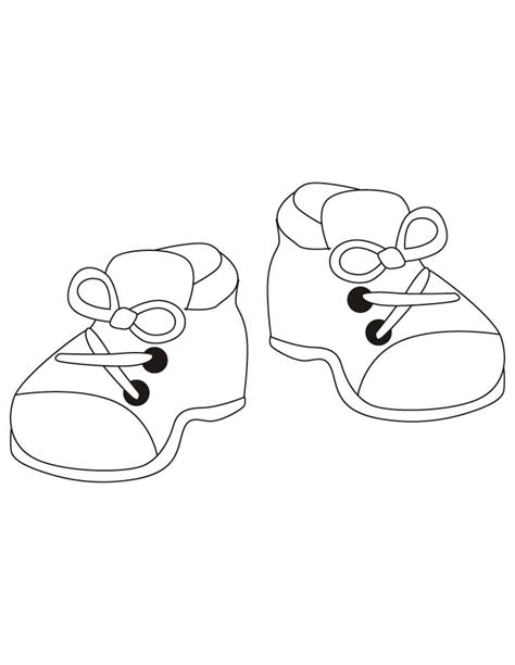 coloring pages  shoes coloring home