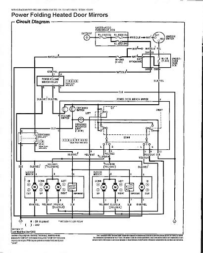 vx power window wiring diagram