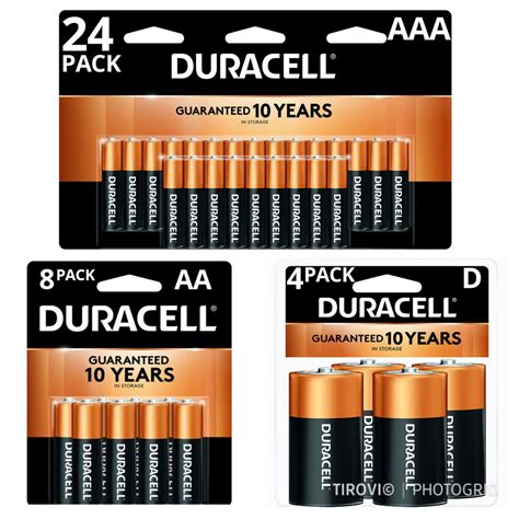 Duracell 1 5v Coppertop Alkaline Aa Aaa D Batteries • 4 8 24 Pack