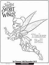 Coloring Pages Tinkerbell Wings Secret Tinker Bell Fairies Disney Kids Printable Periwinkle Online Ausmalbilder Kleurplaat Fairy Das Geheimnis Der Friends sketch template