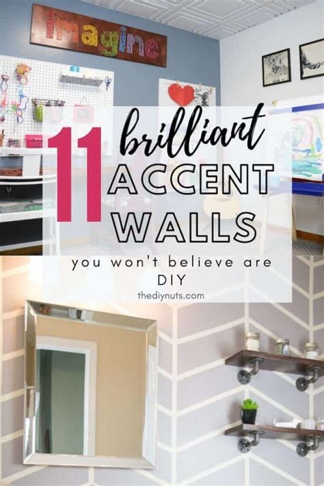 easy diy accent walls ideas  nuts