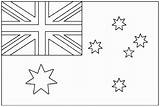 Drapeau Australie Coloring Banderas Drapeaux Coloriages Fahnen Bandiere Colorare Bandiera Disegni Adulti Justcolor Gratuit sketch template