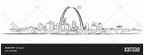 St Louis Drawing Skyline Paintingvalley sketch template