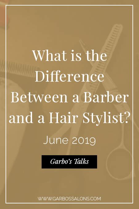 difference   barber   hair stylist hair stylist