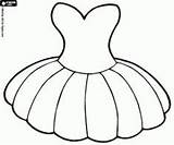 Tutu Coloring Ballet Ballerina Pages Printable Dress Performances Para Desenho Template Cookies Crafts Discover Visit Colorir sketch template