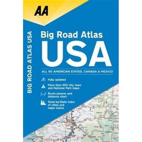 aa road atlas big road atlas usa