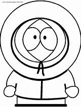 Coloring Pages South Park Cartoon Printable Print Cartoons Kids Characters Colouring Color Kenny Character Book Southpark Adult Sheets Coloring4free Drawing sketch template