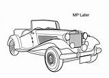 Lincoln Lafer Continental Bentley sketch template