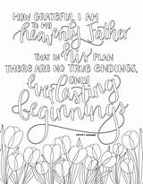 Coloring Lds Pages Easter Sunday Beginnings Tomiannie Quote Palm Happy Kids Choose Board Everlasting sketch template