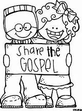 Lds Gospel Clipart Sharing Clip Coloring Pages Bible Jesus Church Melonheadz School Primary Neighbor Activities Year Time sketch template