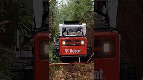 bobcat  fae forestry mulcher youtube