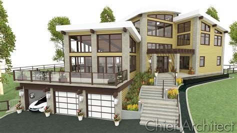slope house plans modern